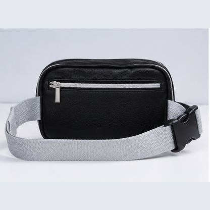 Jet Black Fanny Backpack