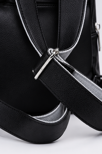 Jet Black Fanny Backpack