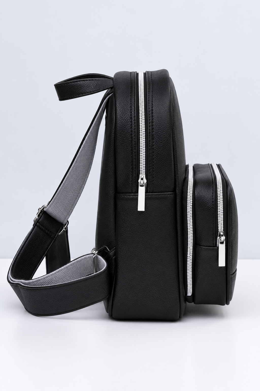 Jet Black Fanny Backpack